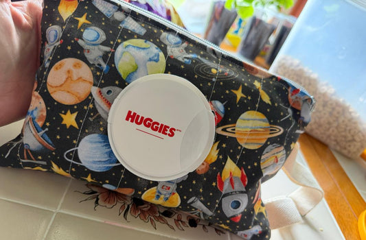 Handmade Huggies Wipe Only Bag