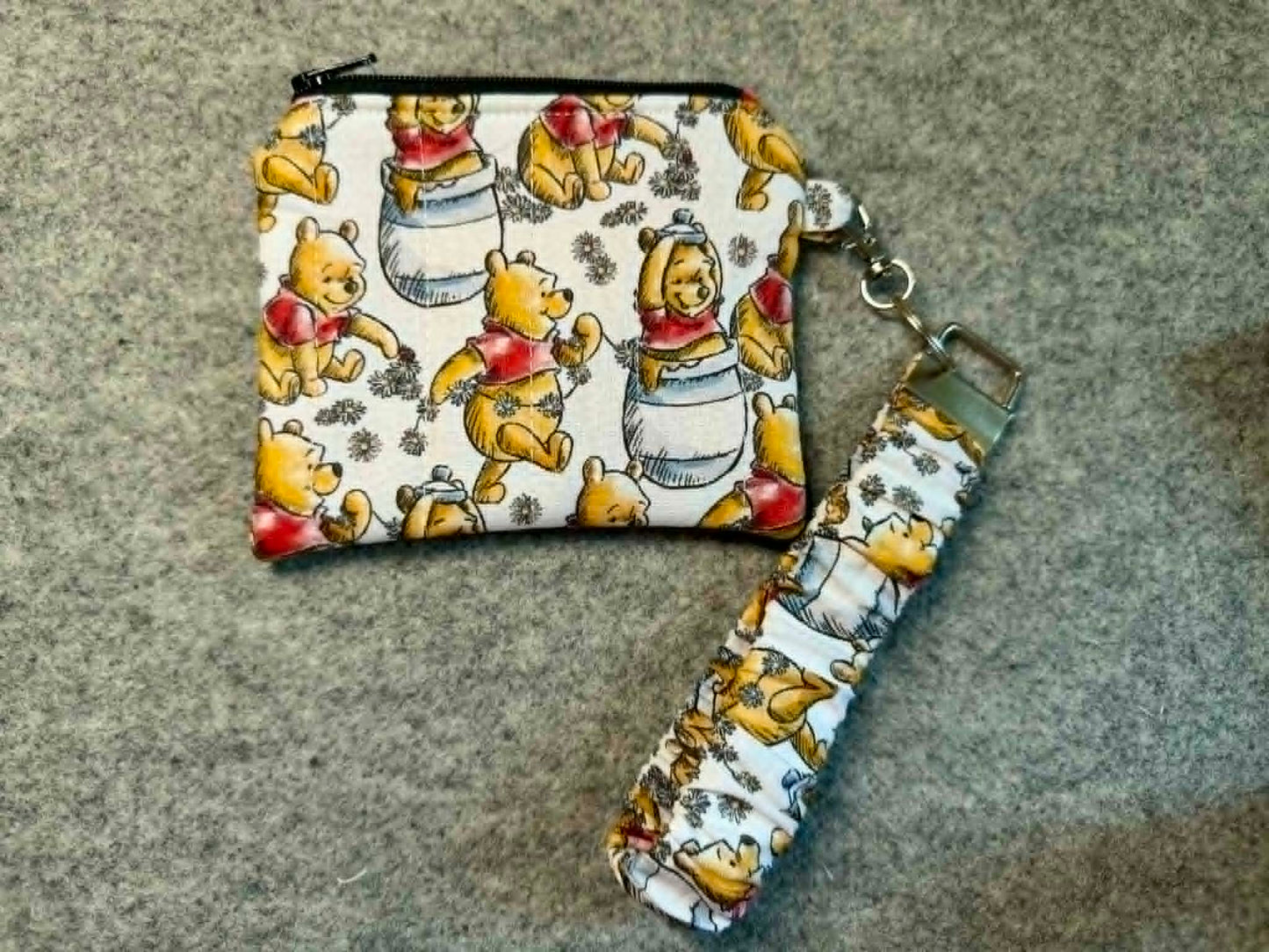Handmade Keychain wallet wristlet