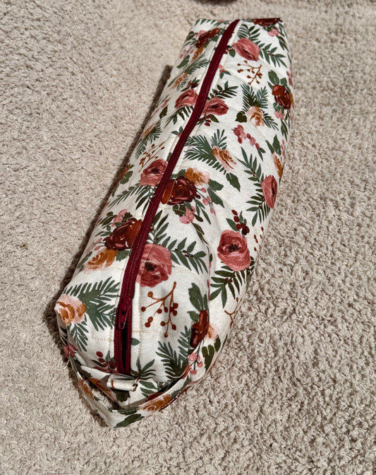 Handmade floral hot tools bag