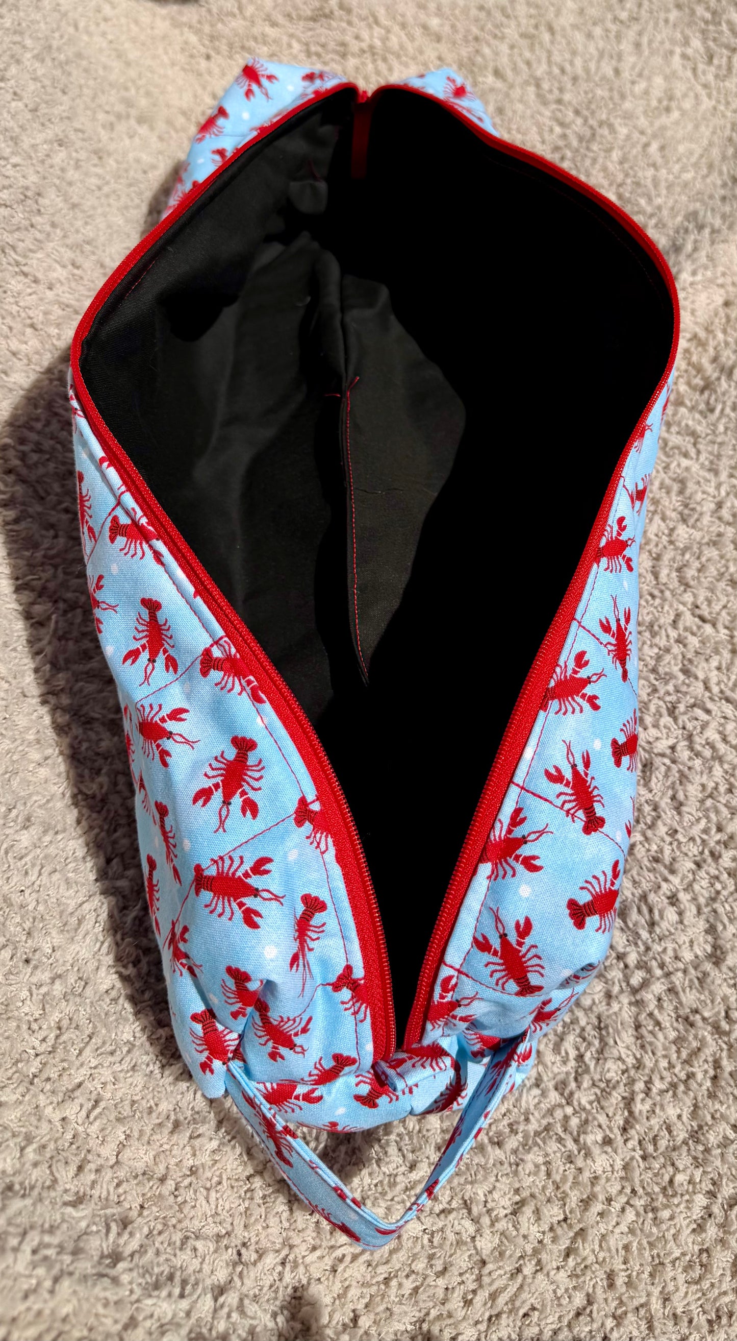 Handmade lobster hot tools bag