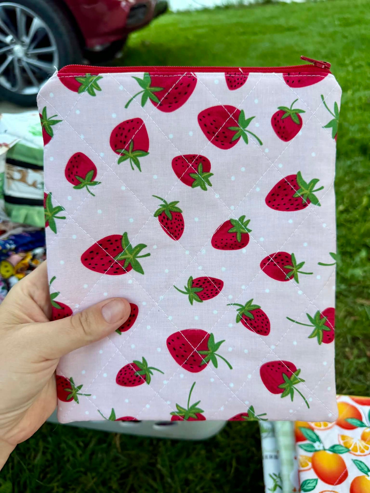 Handmade Kindle Case with zipper