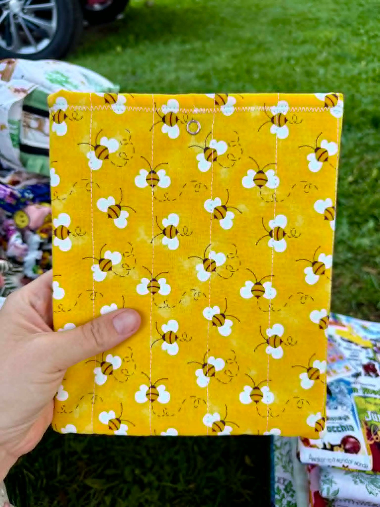 Handmade Kindle Case with snap