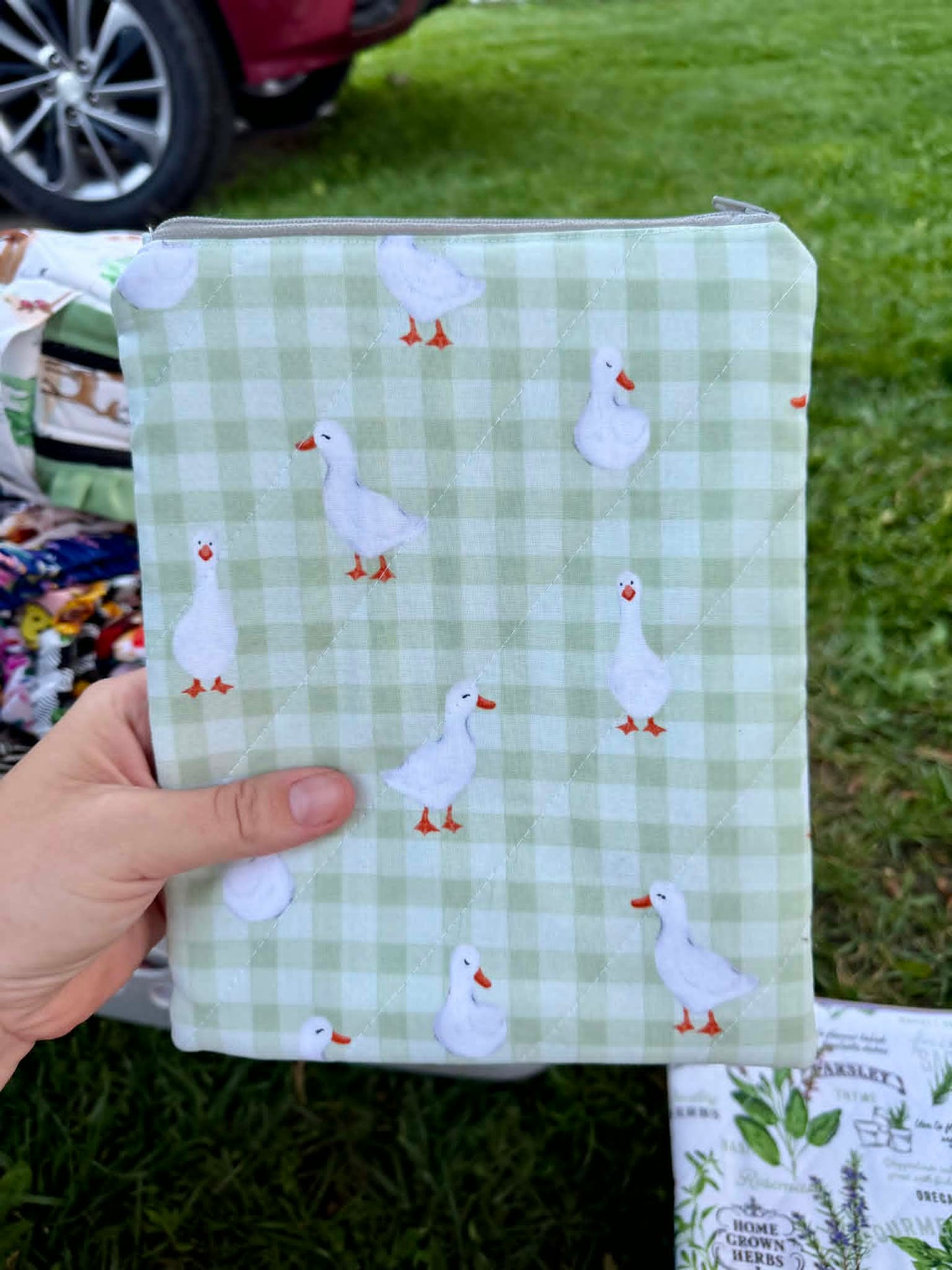 Handmade Kindle Case with zipper