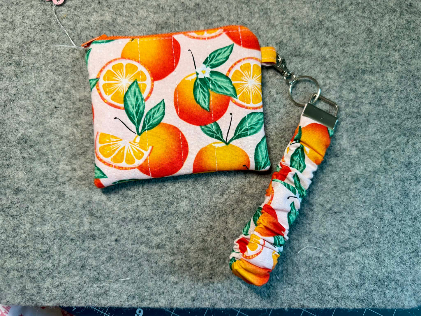 Handmade Keychain wallet wristlet