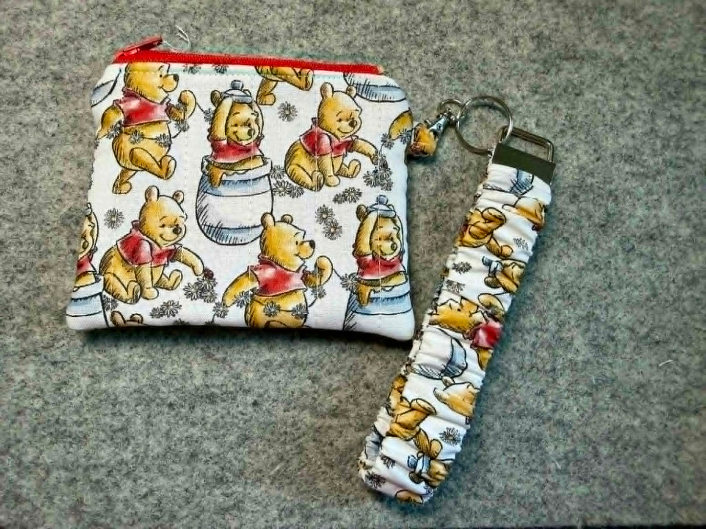 Handmade Keychain wallet wristlet