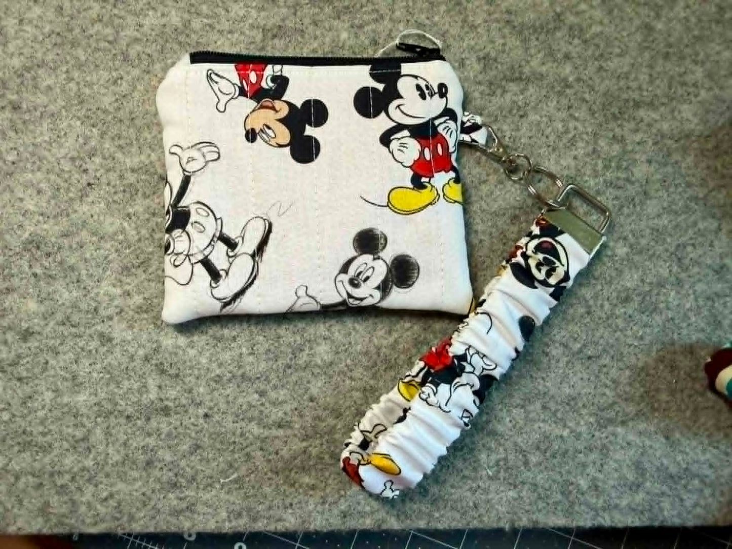 Handmade Keychain wallet wristlet